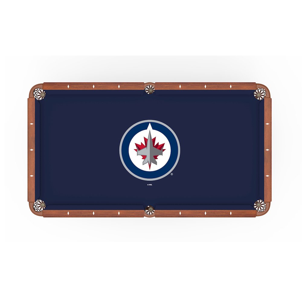 Winnipeg Jets 8' Pool Table with a Chardonnay Finish. Picture 2