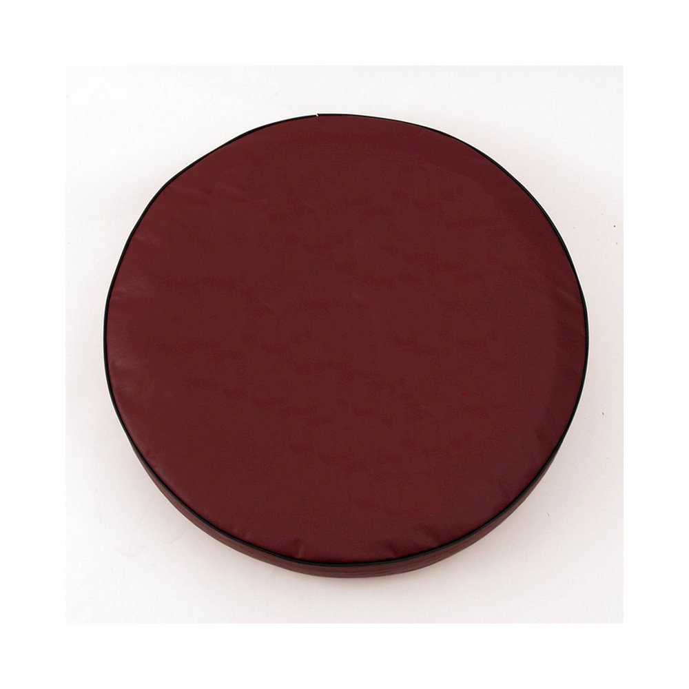 Plain Burgundy Tire Cover. Picture 1