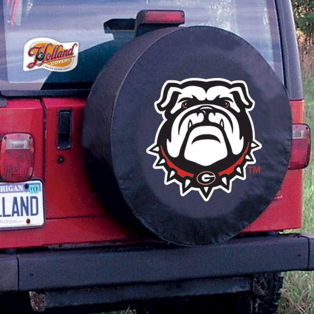 29 3/4 x 8 Georgia "Bulldog" Tire Cover. Picture 2