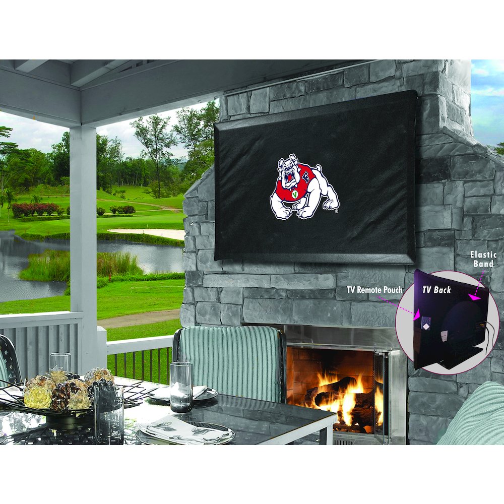 Fresno State TV Cover (TV sizes 40"-46") by Covers by HBS. Picture 1