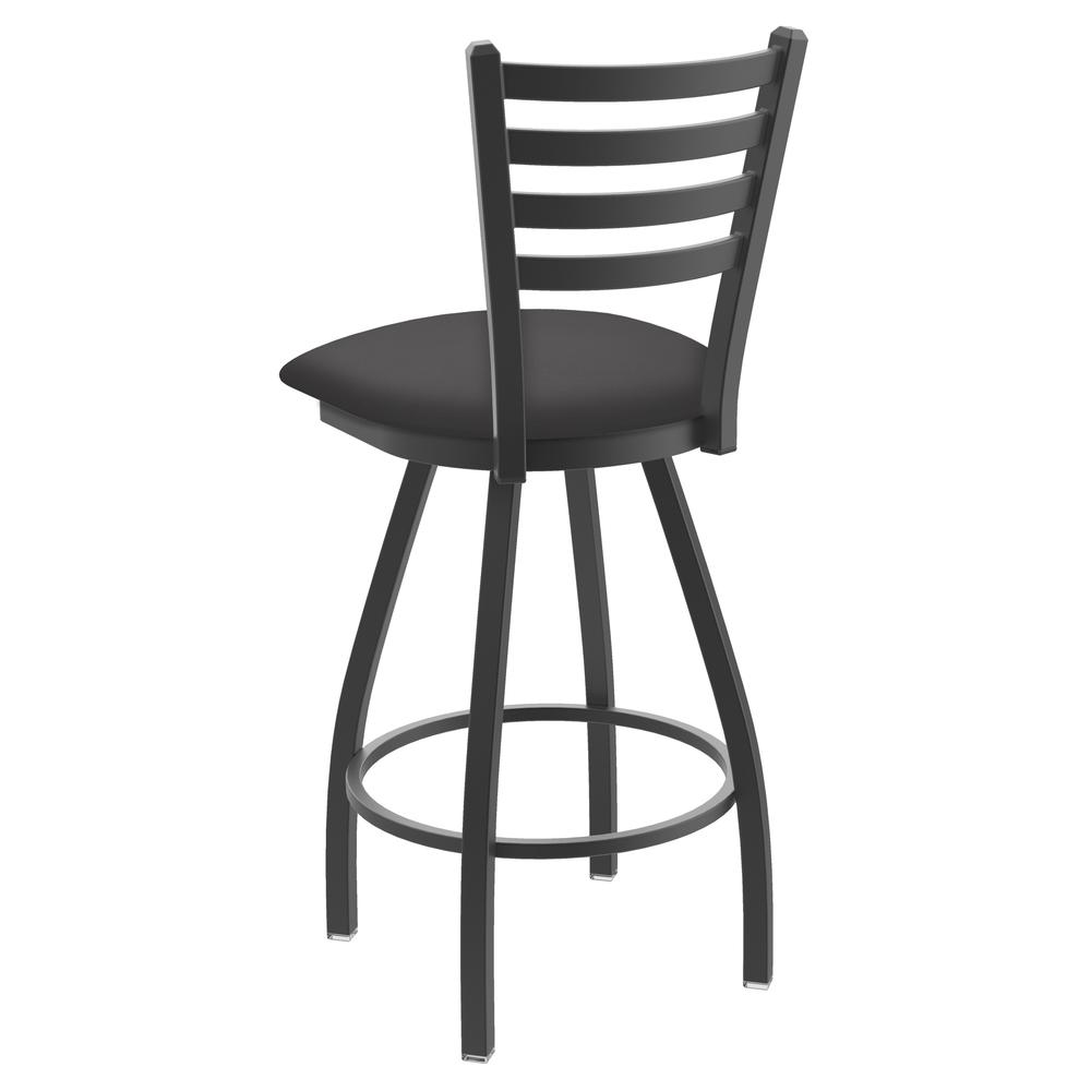 XL 410 Jackie 30" Swivel Bar Stool with Pewter Finish and Canter Storm Seat. Picture 2