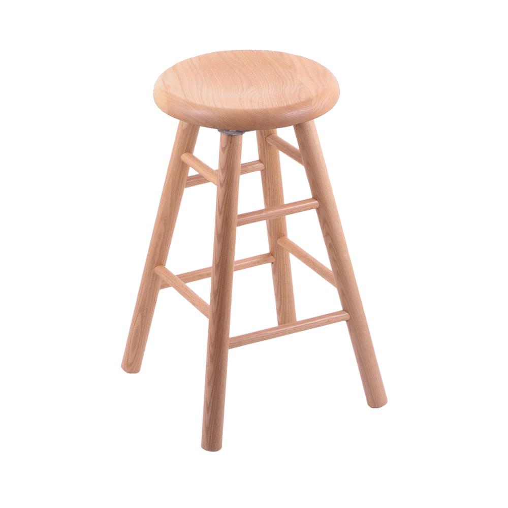 XL Oak Bar Stool in Natural Finish. Picture 1