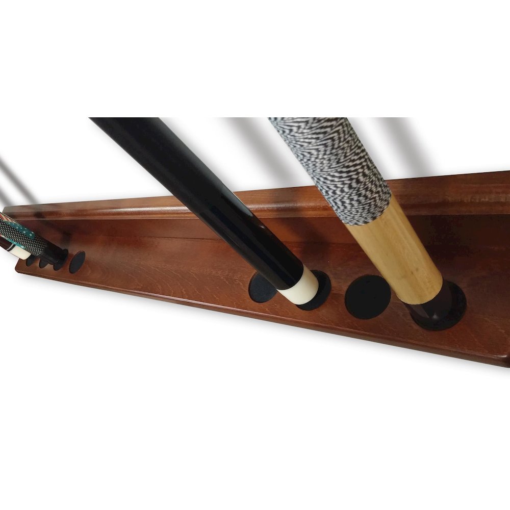 Eastern Illinois Cue Rack in Chardonnay Finish. Picture 6