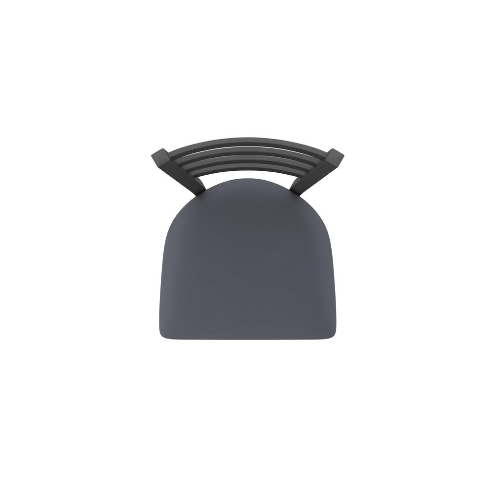 410 Jackie 36" Swivel Bar Stool with Pewter Finish and Canter Storm Seat. Picture 3