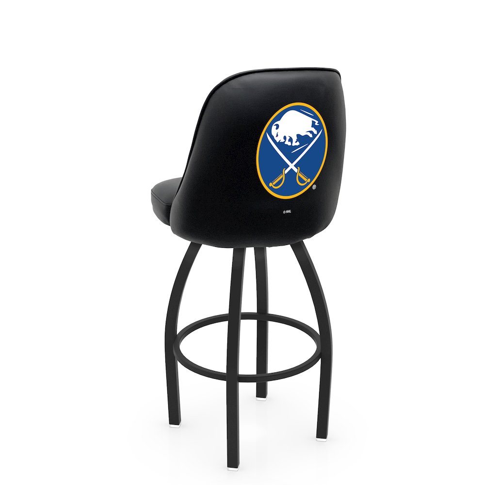 Logo Grizzly Buffalo Sabres Swivel Bar Stool. Picture 1