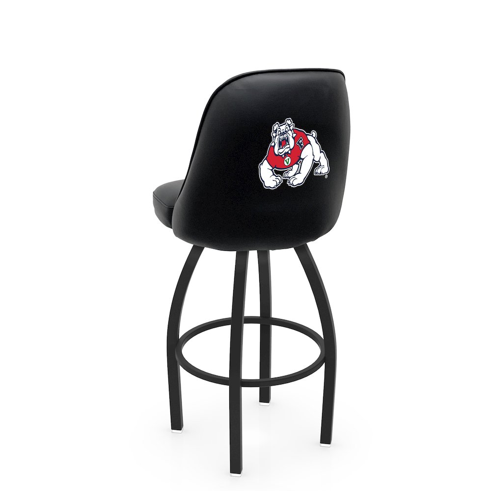 Logo Grizzly Fresno State Swivel Bar Stool. Picture 1