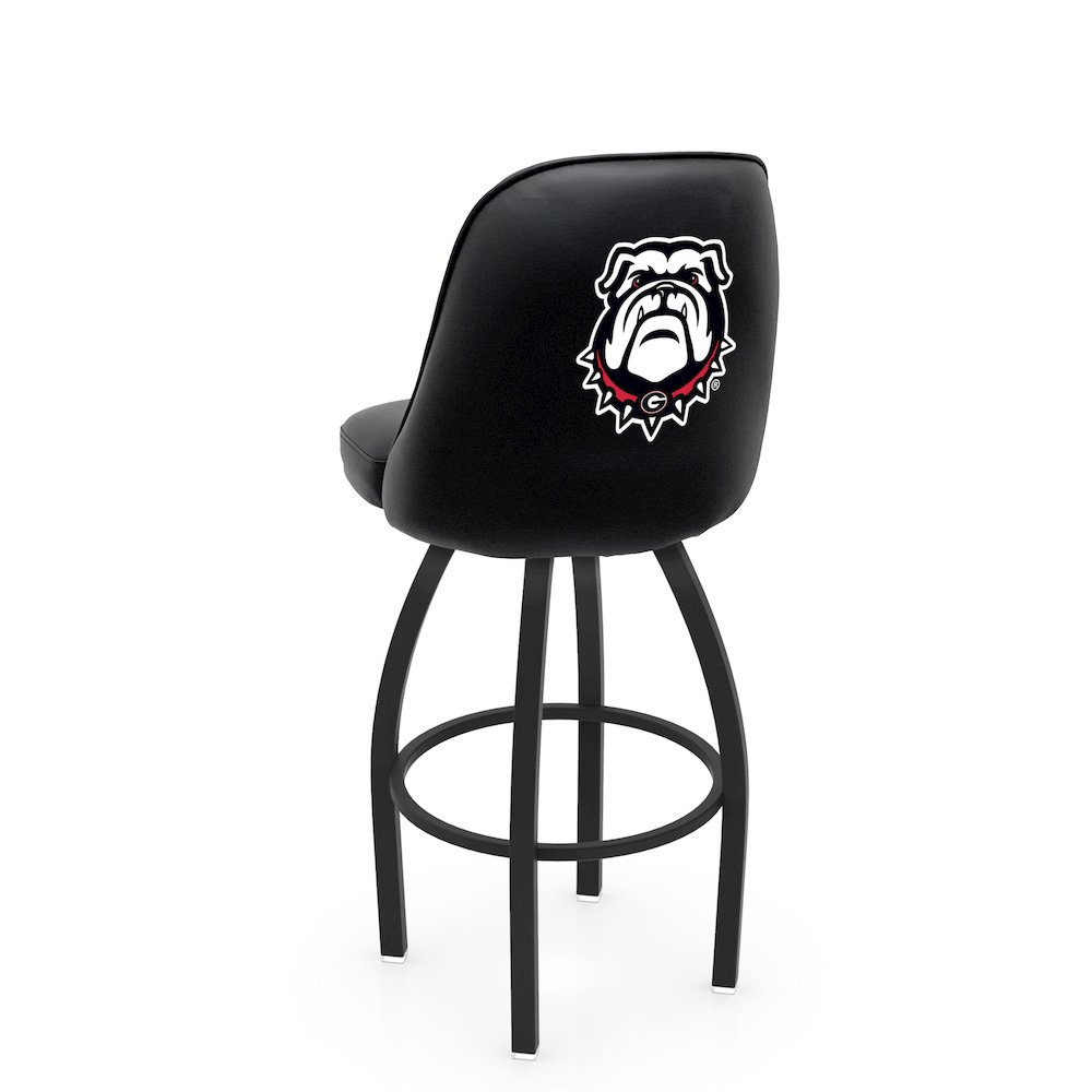 Logo Grizzly Georgia "Bulldog" Swivel Bar Stool. Picture 1