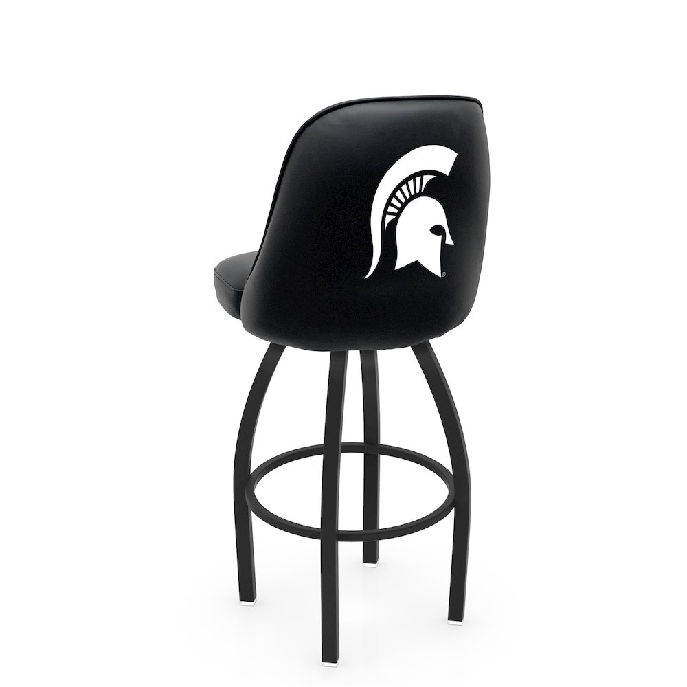 Logo Grizzly Michigan State Swivel Bar Stool. Picture 1