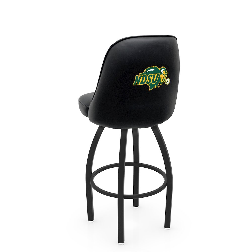 Logo Grizzly North Dakota State Swivel Bar Stool. Picture 1