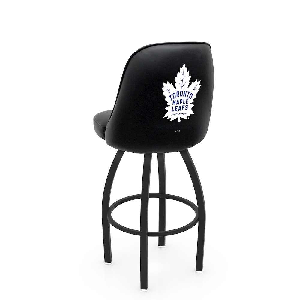 Logo Grizzly Toronto Maple Leafs Swivel Bar Stool. Picture 1