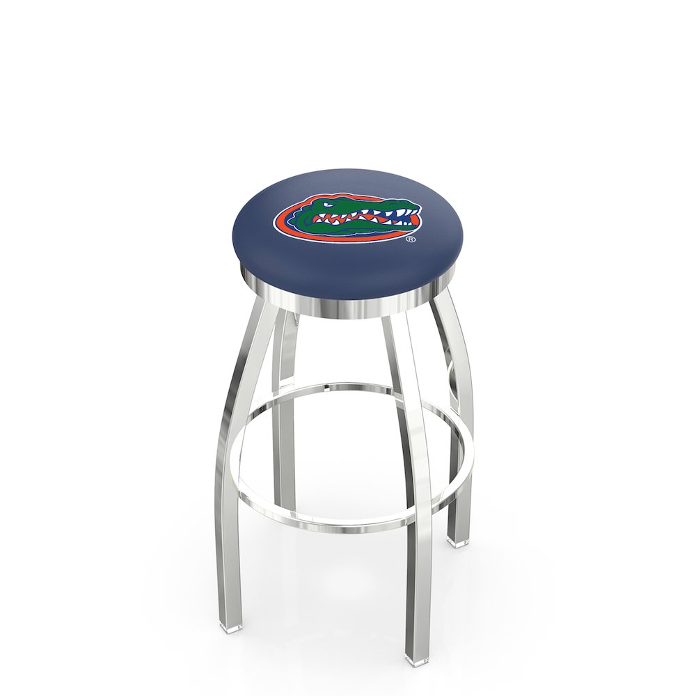 36" L8C2C - Chrome Florida Swivel Bar Stool with Accent Ring by Holland Bar Stool Company. Picture 1