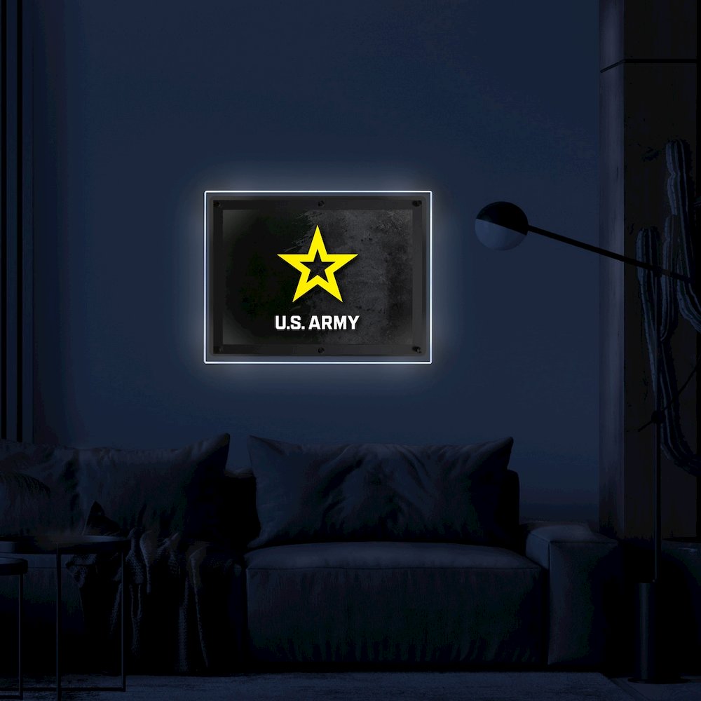 United States Army 32" x 23.5" Backlit LED Sign. Picture 3