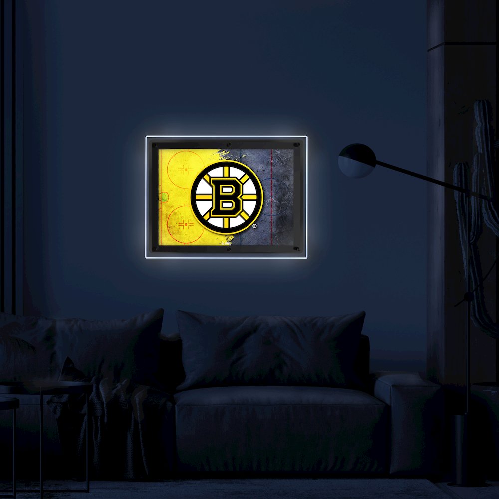 Boston Bruins 32" x 23.5" Backlit LED Sign. Picture 3