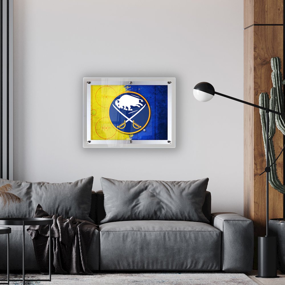 Buffalo Sabres 32" x 23.5" Backlit LED Sign. Picture 2