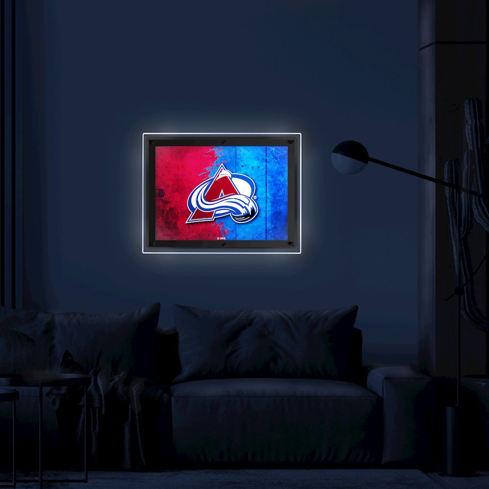 Colorado Avalanche 32" x 23.5" Backlit LED Sign. Picture 3