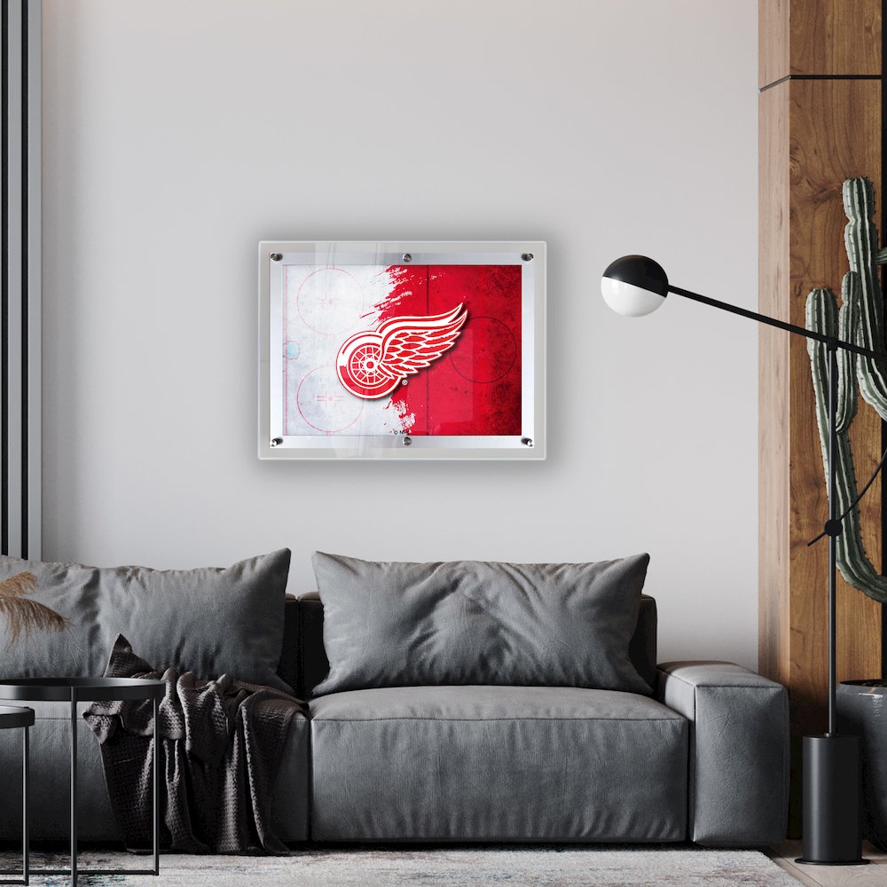 Detroit Red Wings 32" x 23.5" Backlit LED Sign. Picture 2