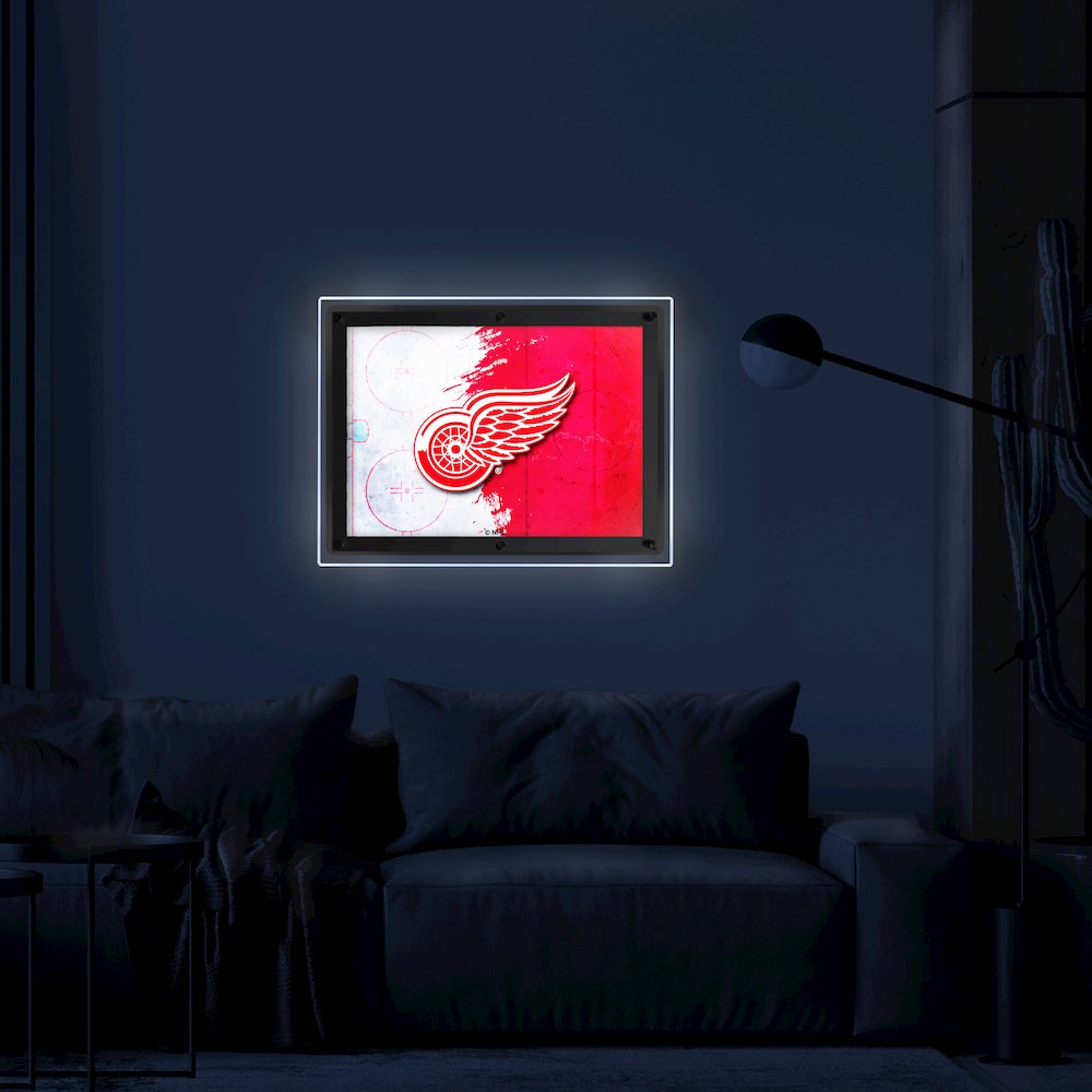 Detroit Red Wings 32" x 23.5" Backlit LED Sign. Picture 3