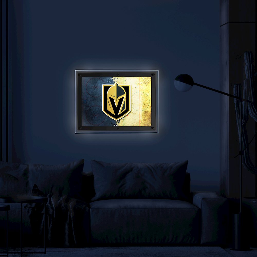 Vegas Golden Knights 32" x 23.5" Backlit LED Sign. Picture 3