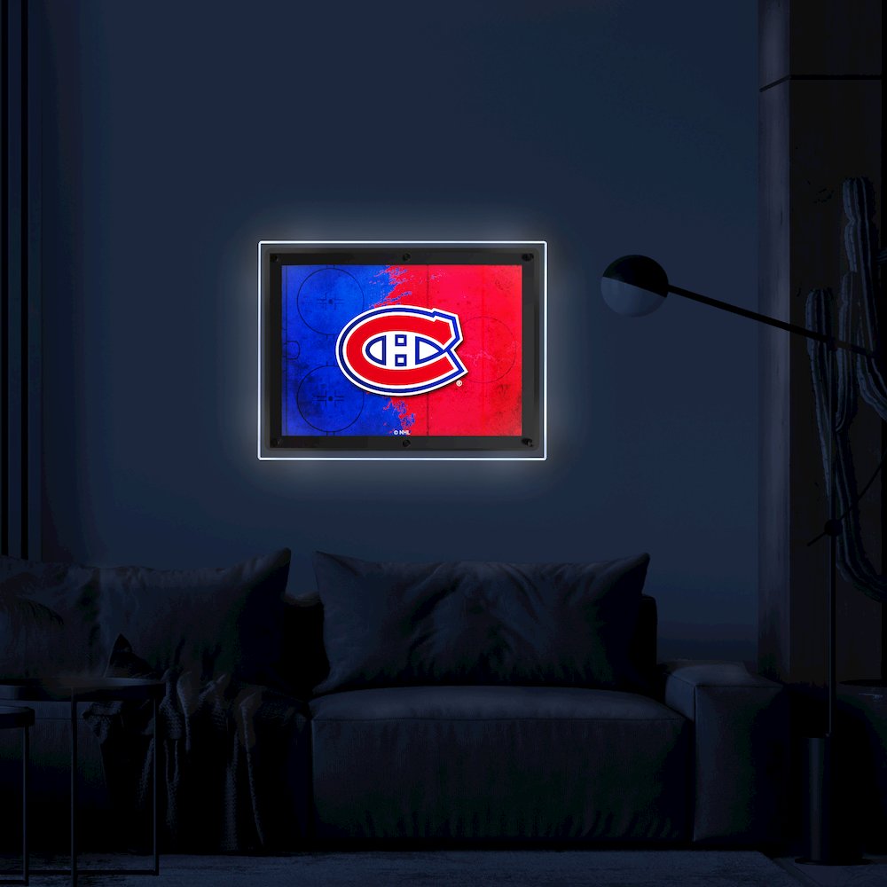 Montreal Canadiens 32" x 23.5" Backlit LED Sign. Picture 3