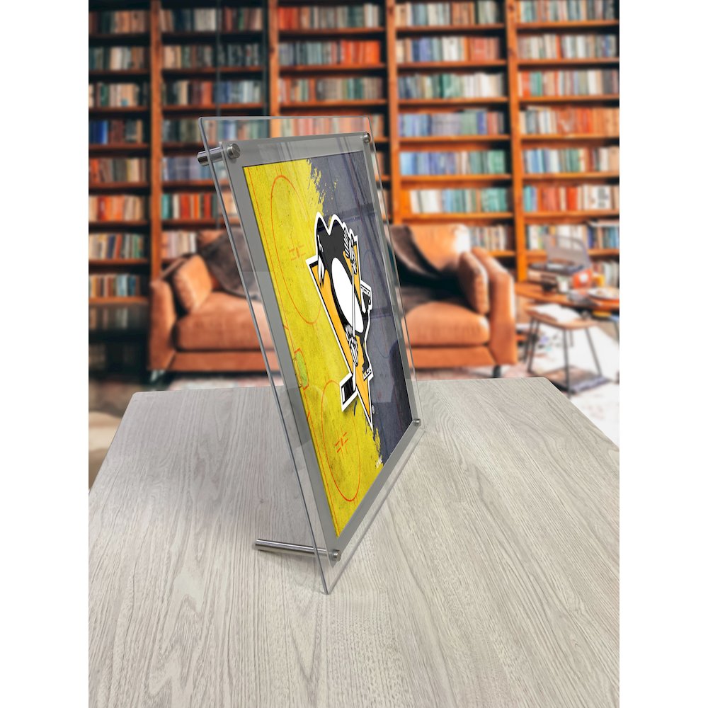 Pittsburgh Penguins 32" x 23.5" Backlit LED Sign. Picture 4