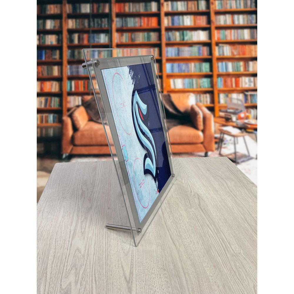 Seattle Kraken 32" x 23.5" Backlit LED Sign. Picture 4