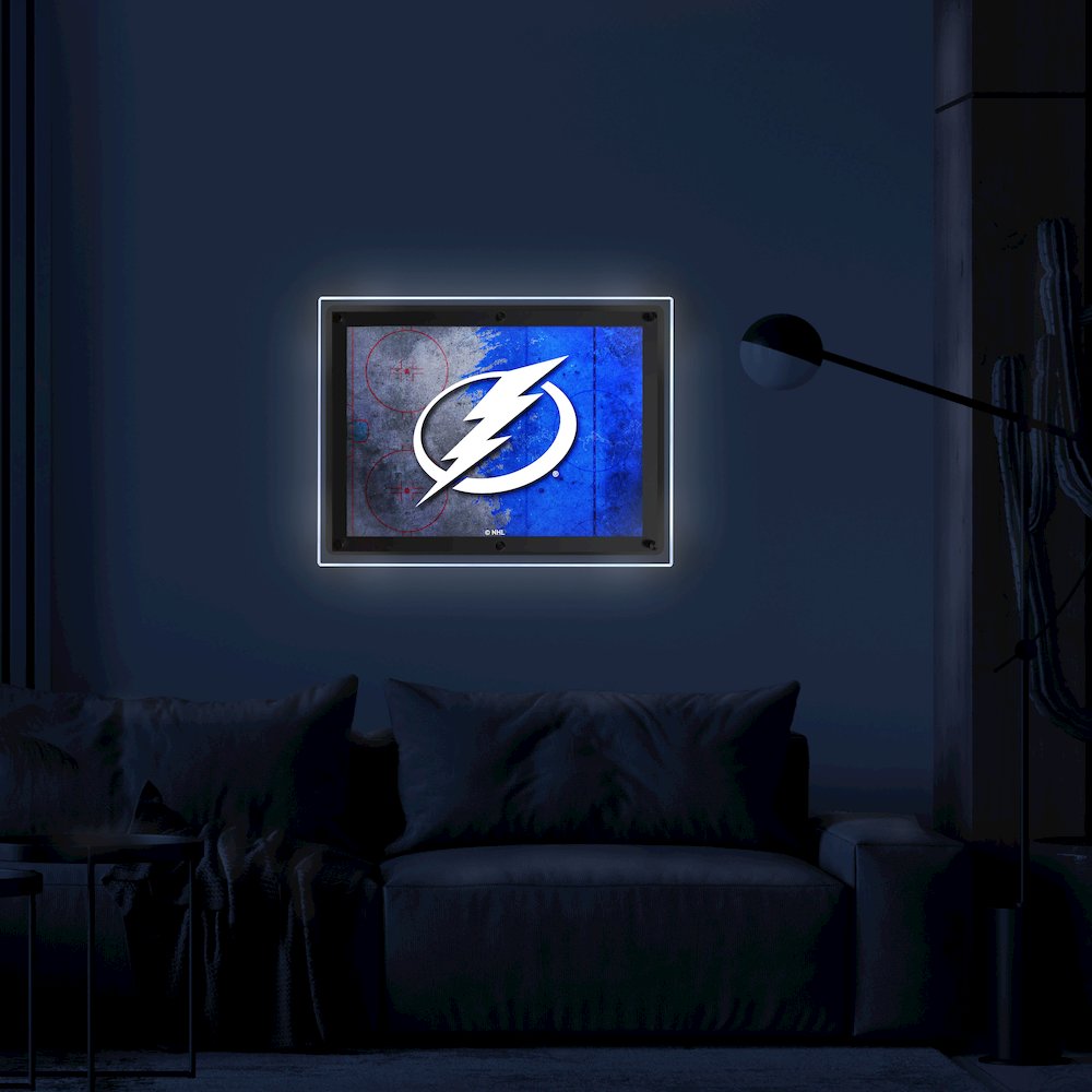 Tampa Bay Lightning 32" x 23.5" Backlit LED Sign. Picture 3