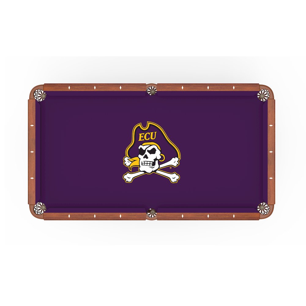 East Carolina University 8' Pool Table with a Navajo Finish. Picture 2