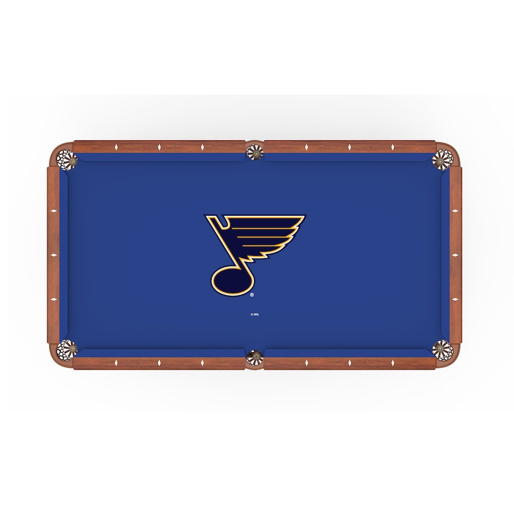 St Louis Blues 8' Pool Table with a Chardonnay Finish. Picture 2