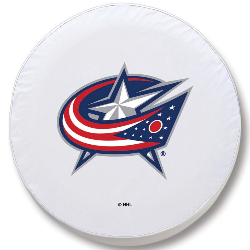 37 x 12.5 Columbus Blue Jackets Tire Cover. Picture 1