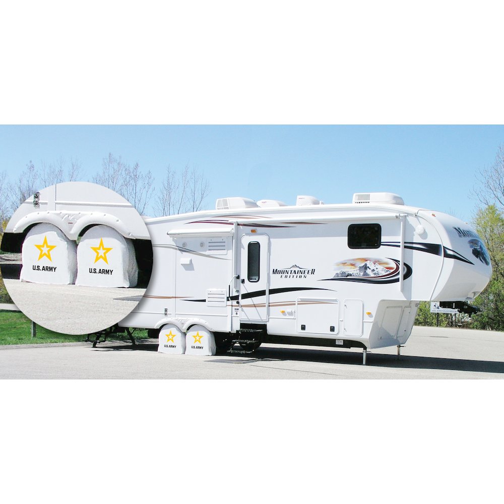 30 3/4 x 10 U.S. Army Tire Shade. Picture 1