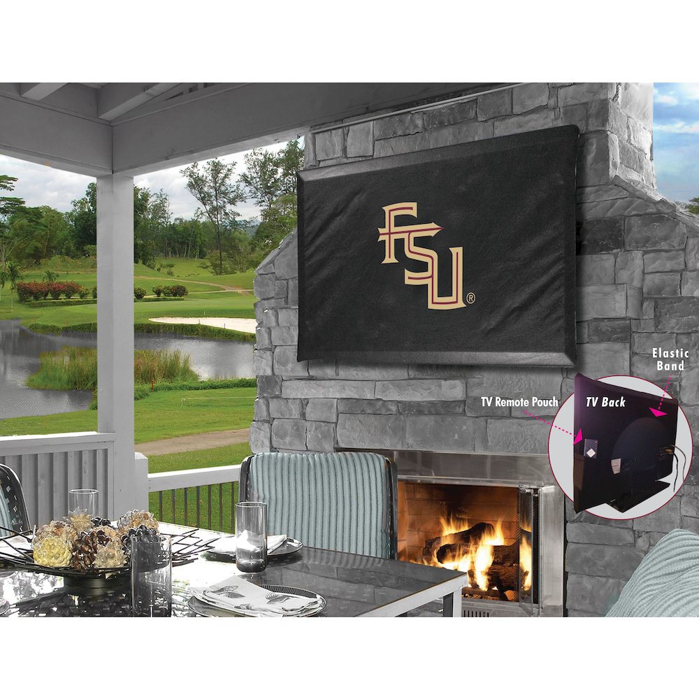 Florida State (Script) TV Cover (TV sizes 50"-56") by Covers by HBS. Picture 1