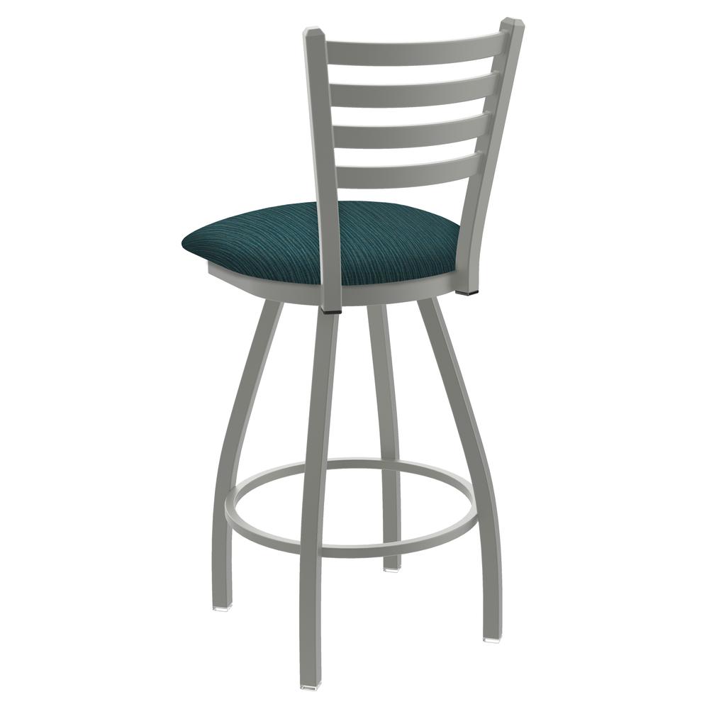 XL 410 Jackie 36" Swivel Extra Tall Bar Stool with Anodized Nickel Finish and Graph Tidal Seat. Picture 2
