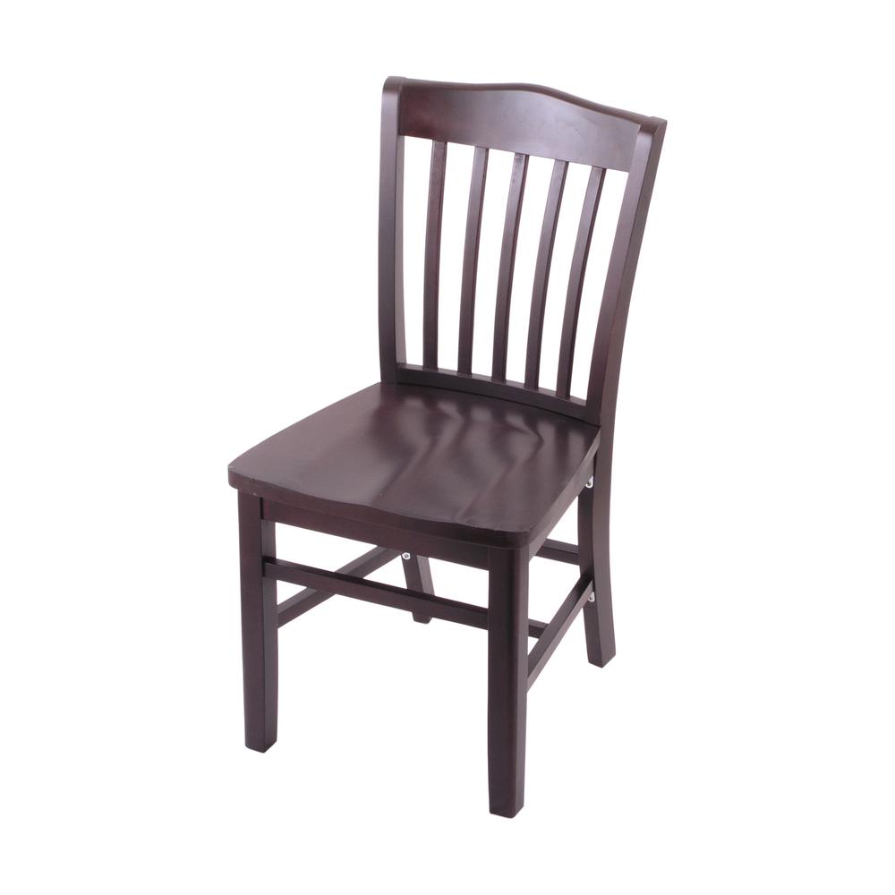 3110 18" Chair with Dark Cherry Finish and a Dark Cherry Seat. Picture 1