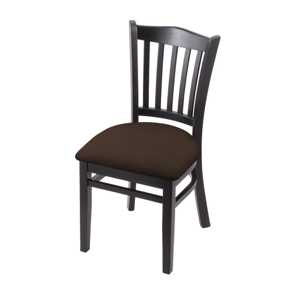 3120 18" Chair with Black Finish and Rein Coffee Seat. Picture 1