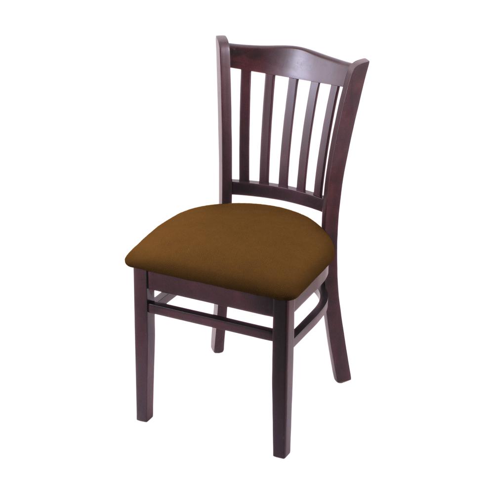 3120 18" Chair with Dark Cherry Finish and Canter Thatch Seat. Picture 1