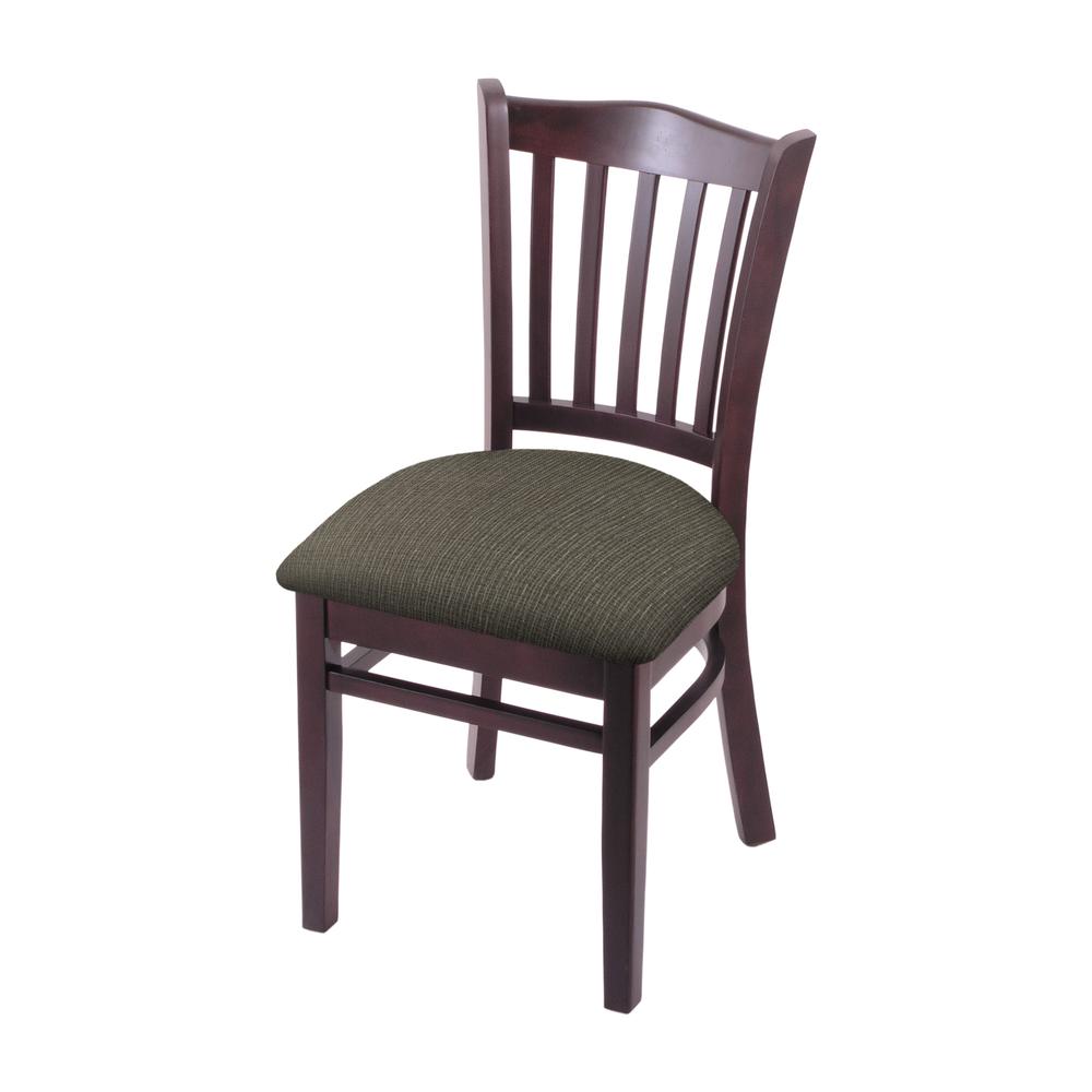 3120 18" Chair with Dark Cherry Finish and Graph Chalice Seat. Picture 1