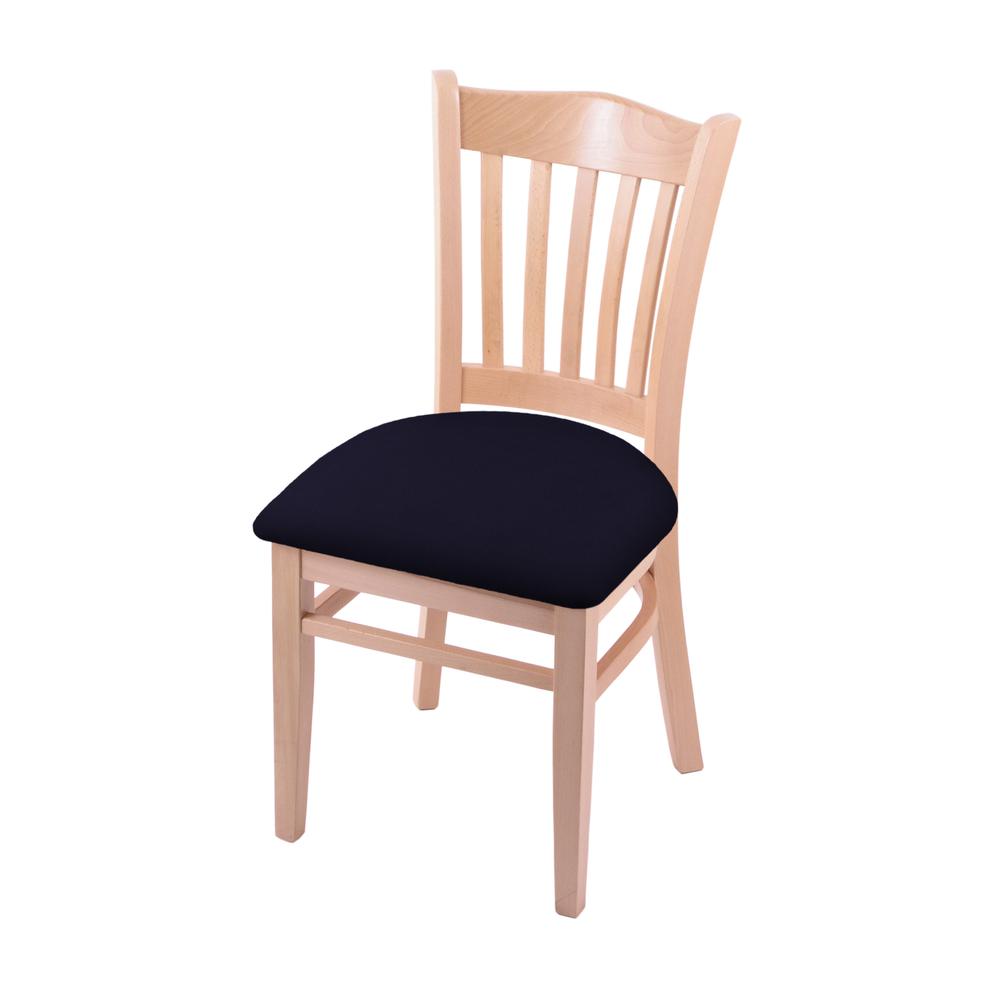 3120 18" Chair with Natural Finish and Canter Twilight Seat. Picture 1