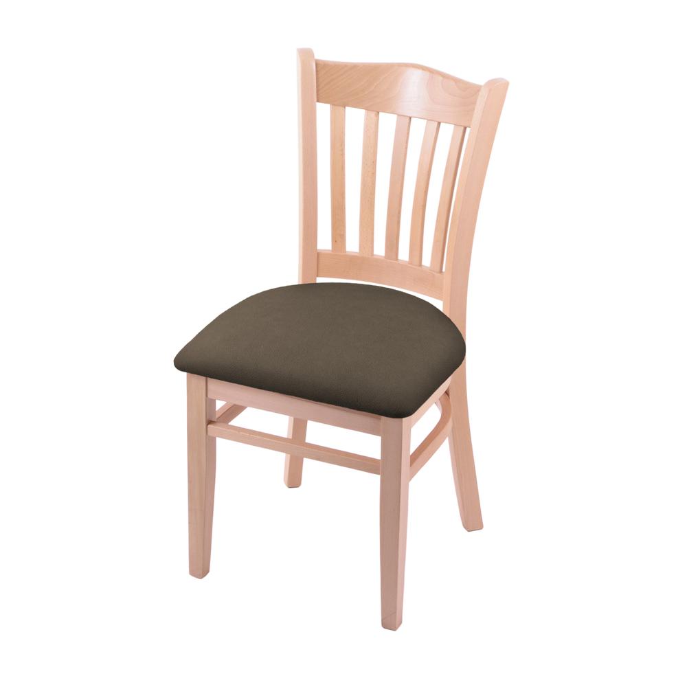 3120 18" Chair with Natural Finish and Canter Earth Seat. Picture 1