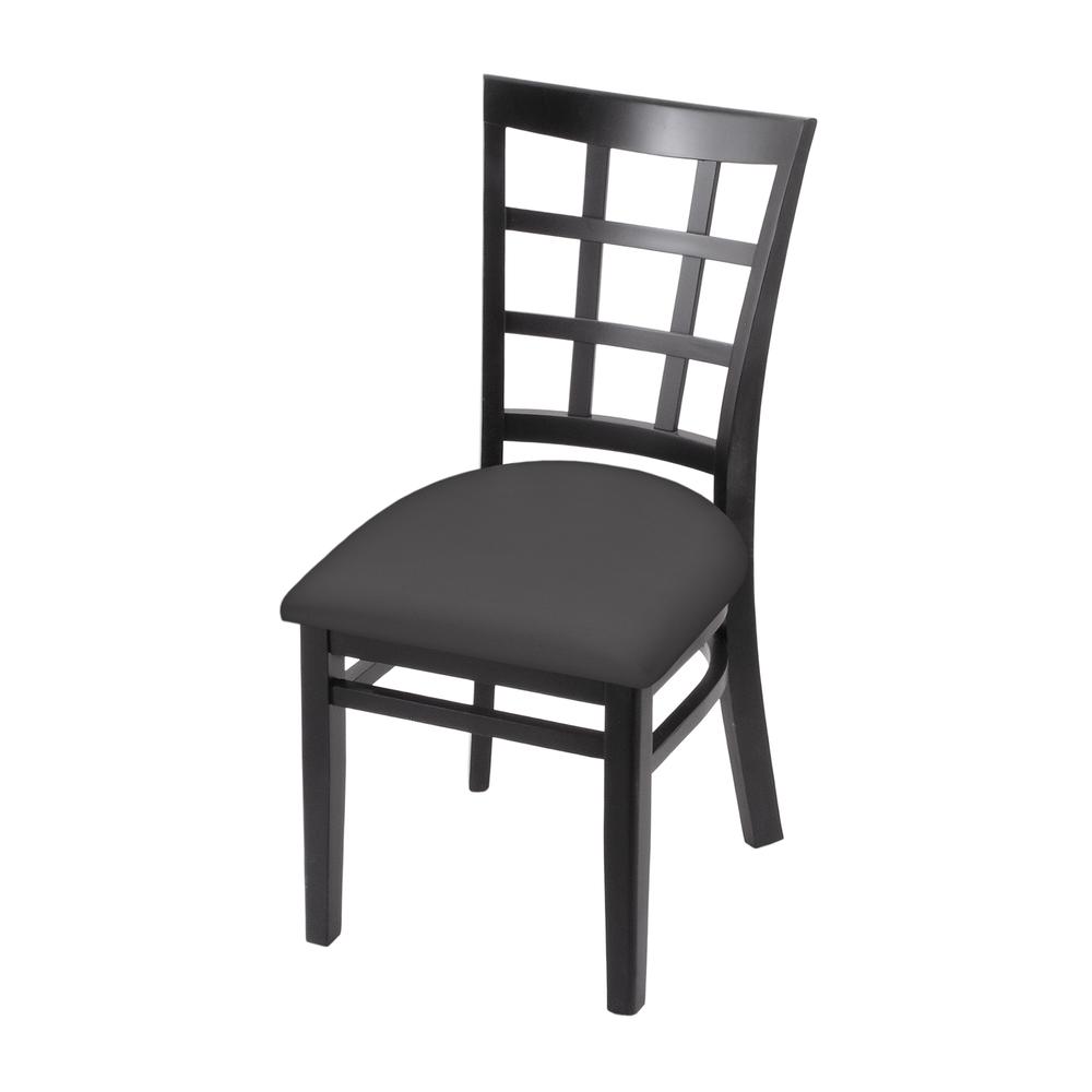 3130 18" Chair with Black Finish and Canter Storm Seat. Picture 1