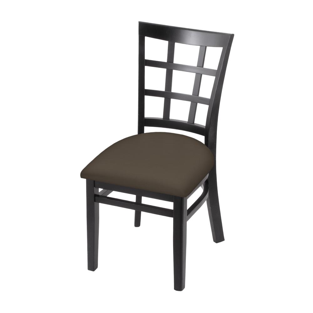 3130 18" Chair with Black Finish and Canter Earth Seat. Picture 1