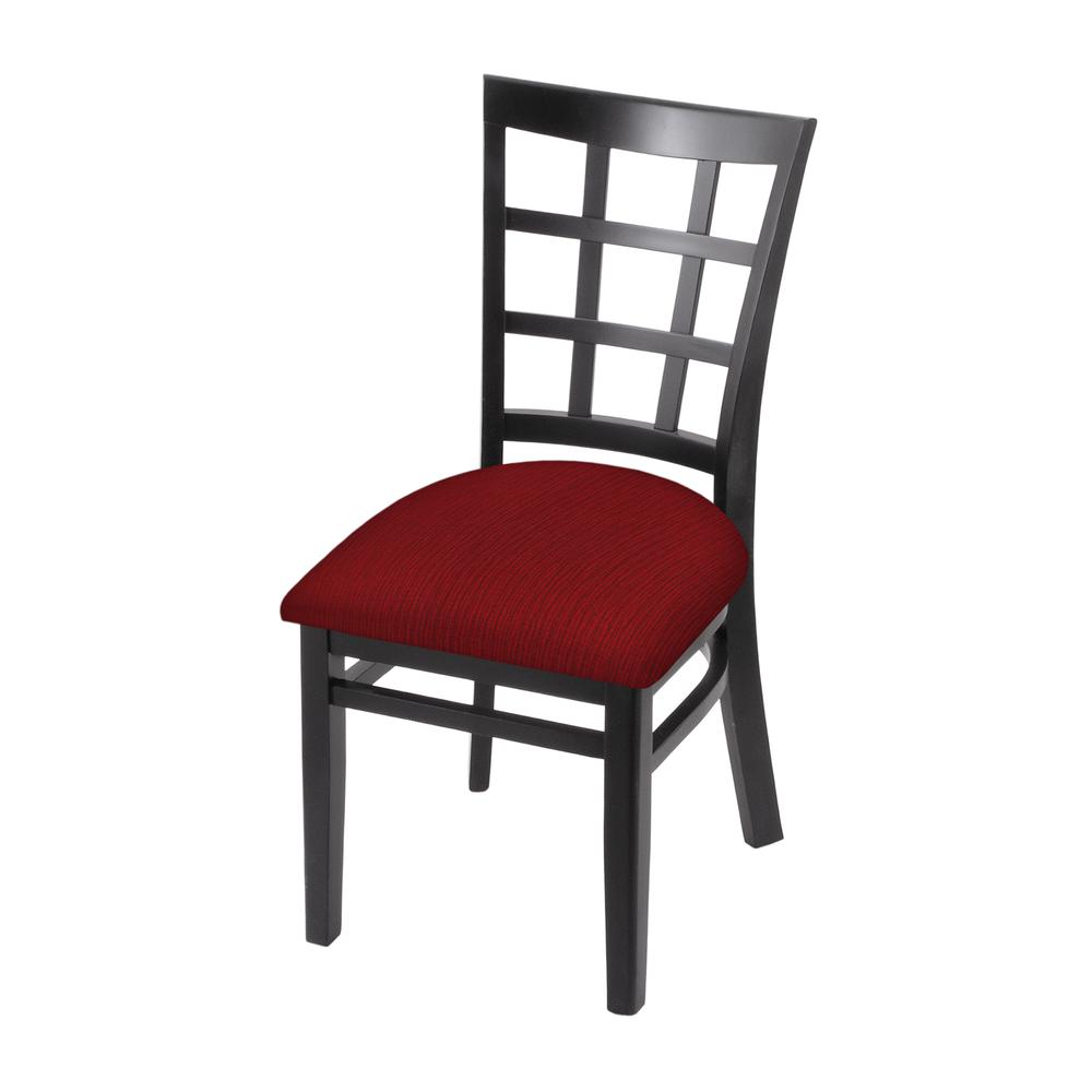 3130 18" Chair with Black Finish and Graph Ruby Seat. Picture 1