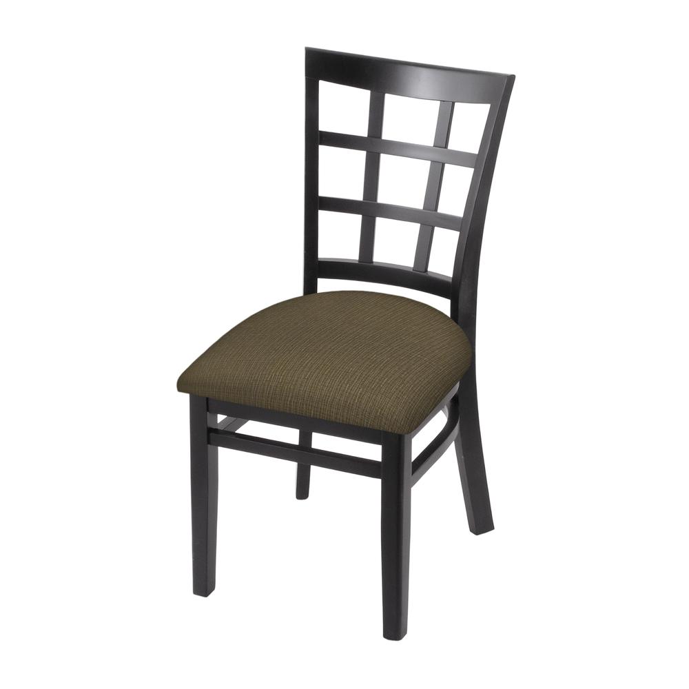 3130 18" Chair with Black Finish and Graph Cork Seat. Picture 1