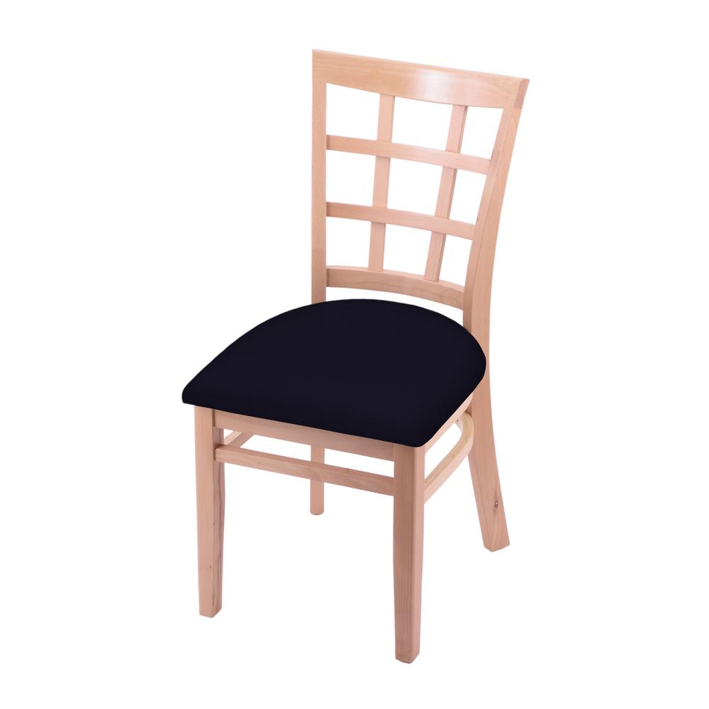 3130 18" Chair with Natural Finish and Canter Twilight Seat. Picture 1