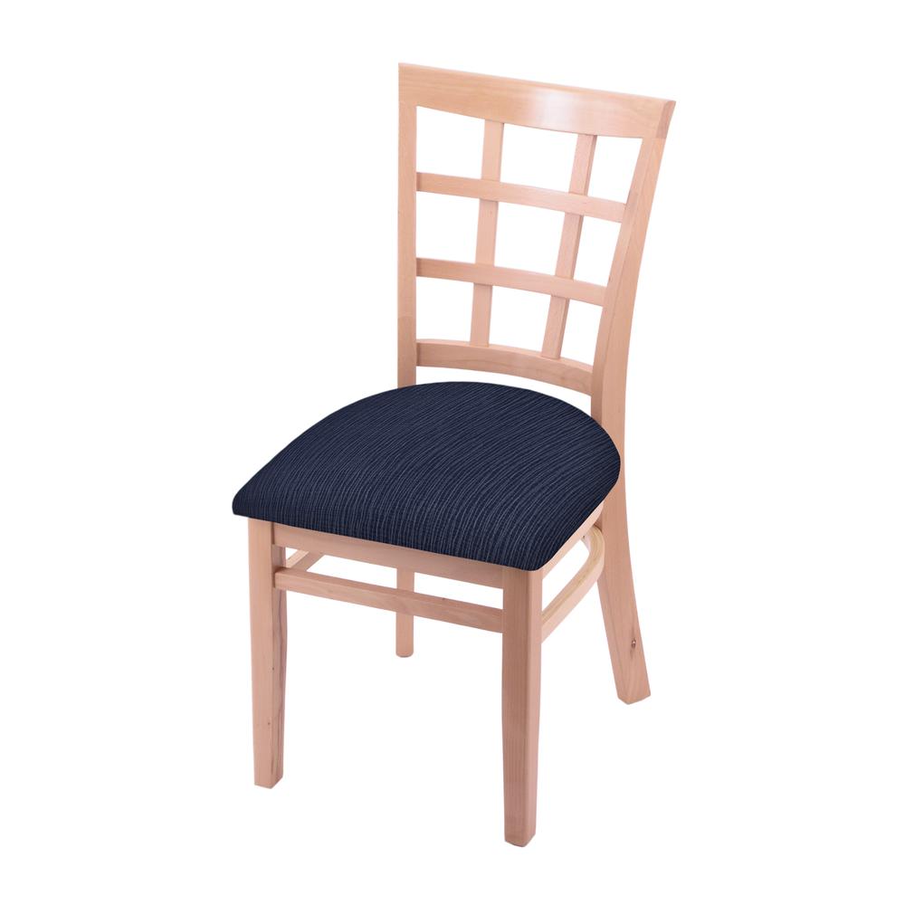 3130 18" Chair with Natural Finish and Graph Anchor Seat. Picture 1