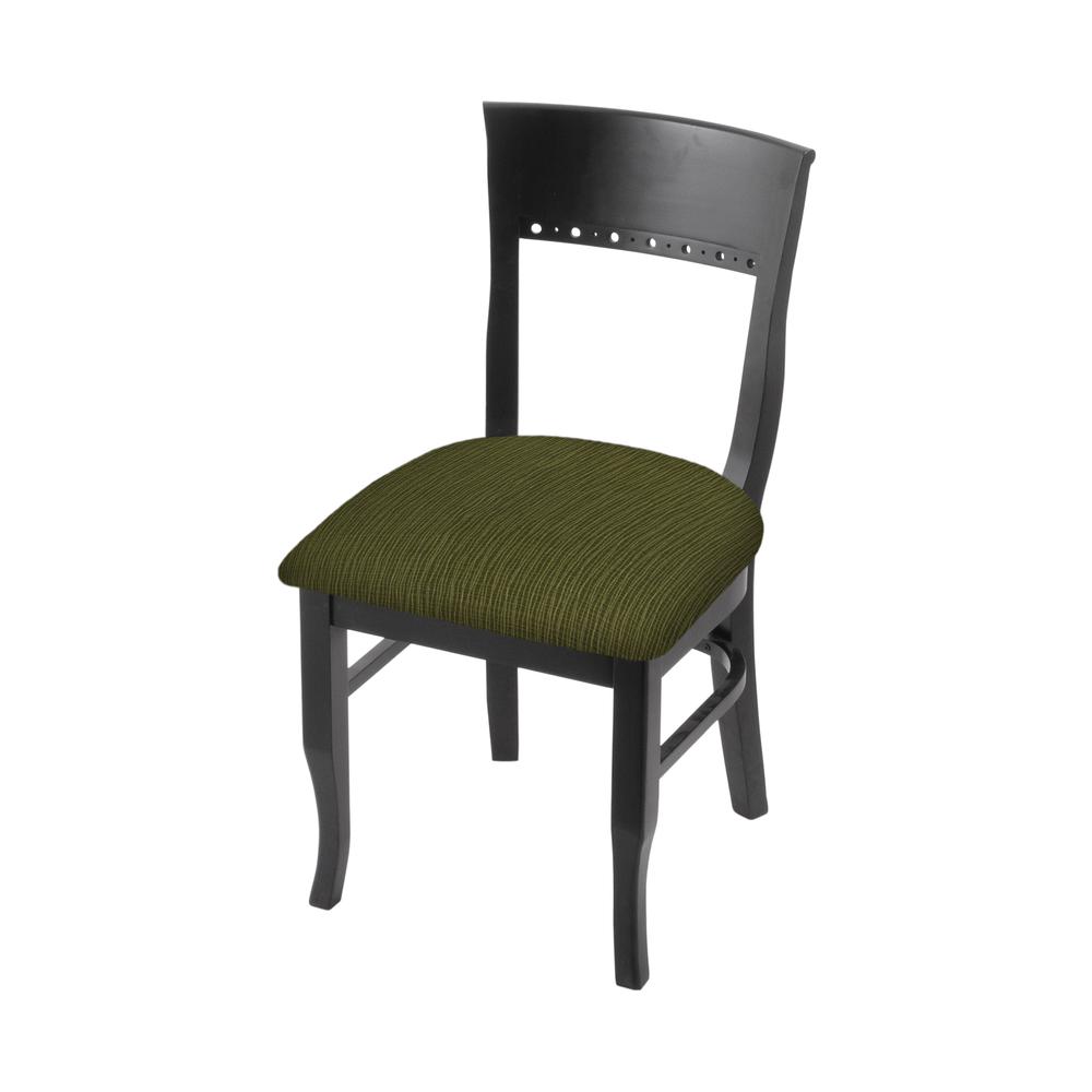 3160 18" Chair with Black Finish and Graph Parrot Seat. Picture 1
