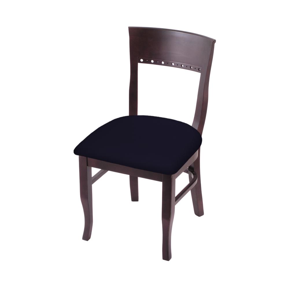 3160 18" Chair with Dark Cherry Finish and Canter Twilight Seat. Picture 1