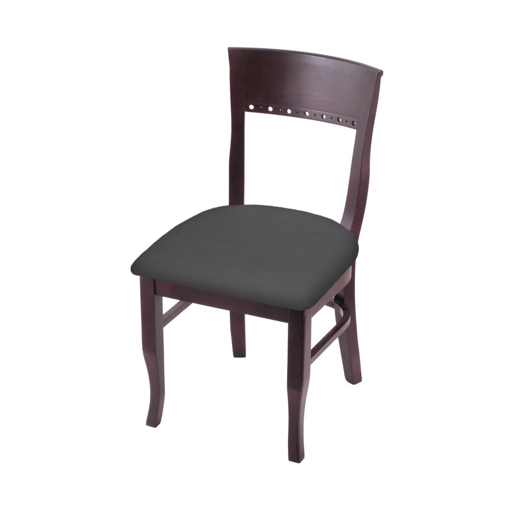 3160 18" Chair with Dark Cherry Finish and Canter Storm Seat. Picture 1