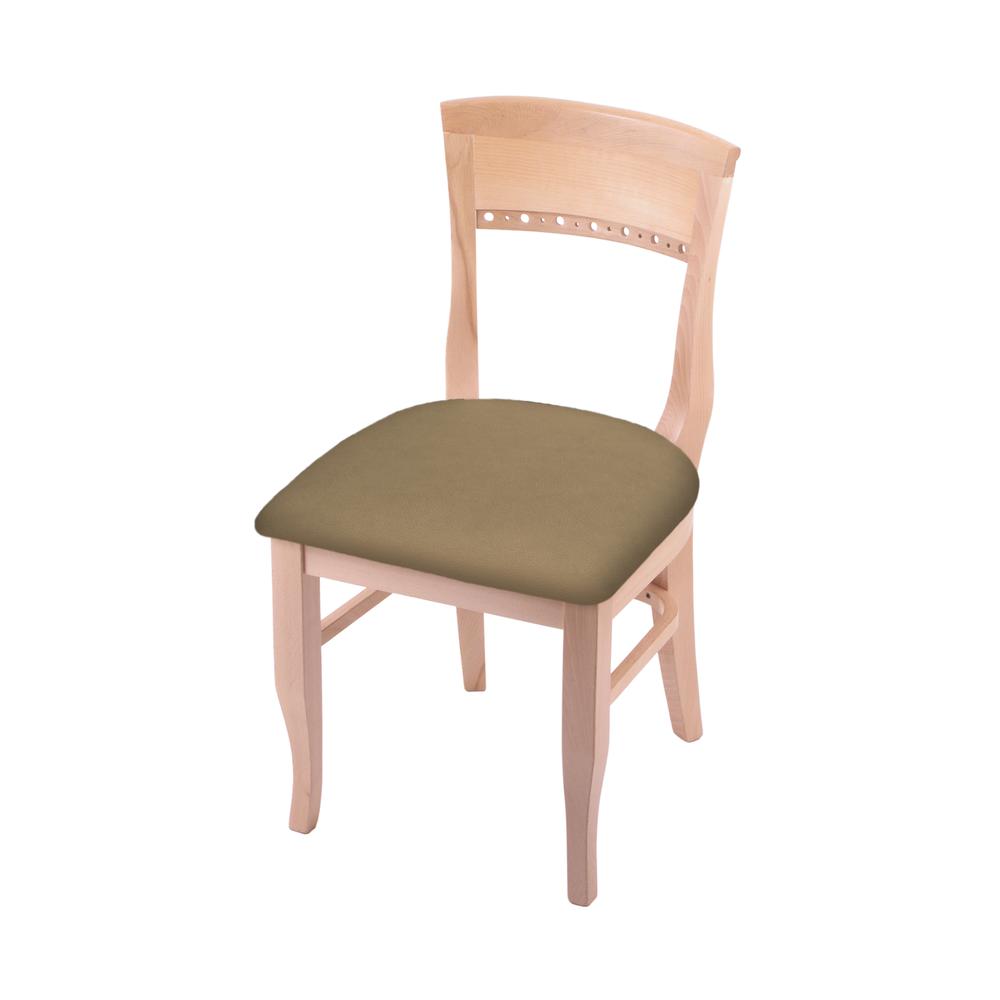 3160 18" Chair with Natural Finish and Canter Sand Seat. Picture 1