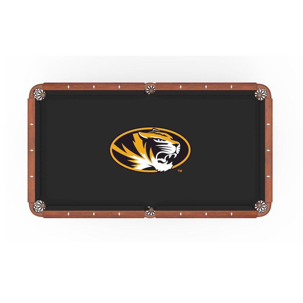 University of Missouri 8' Pool Table with a Navajo Finish. Picture 2