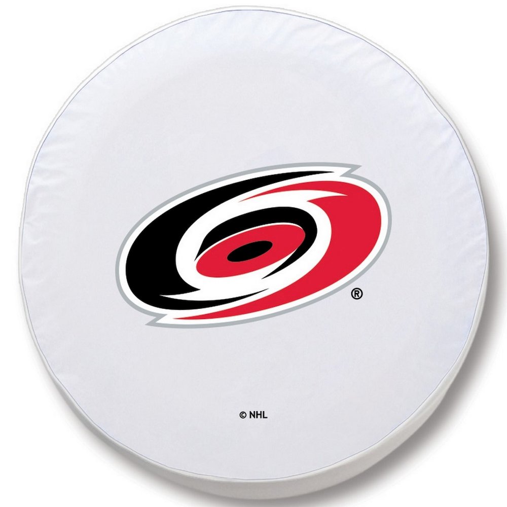 30 x 10 Carolina Hurricanes Tire Cover. Picture 1